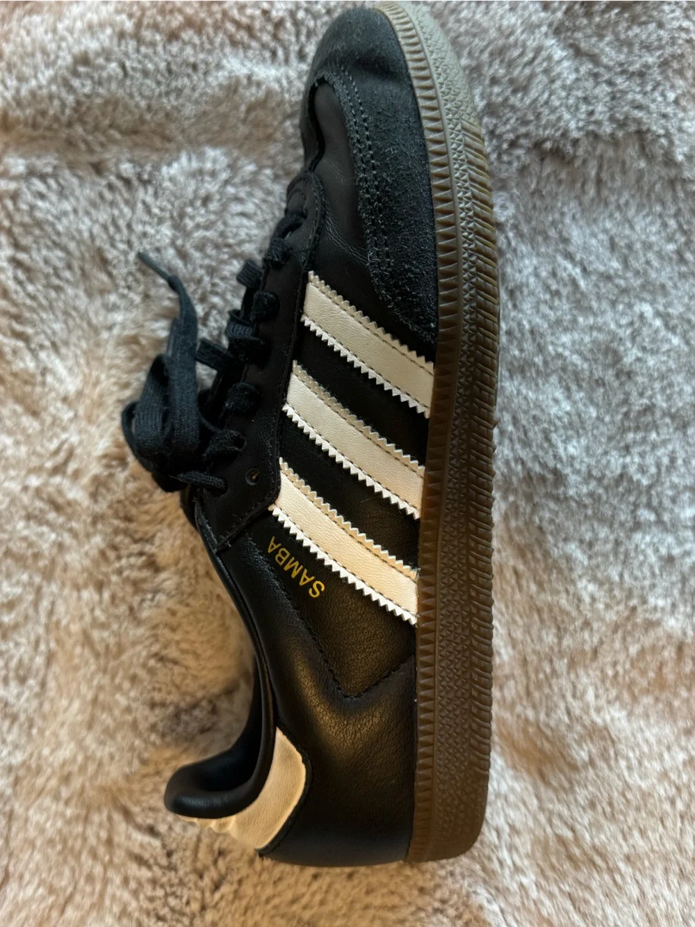adidas Samba Black and White Classic Sneakers for Kids